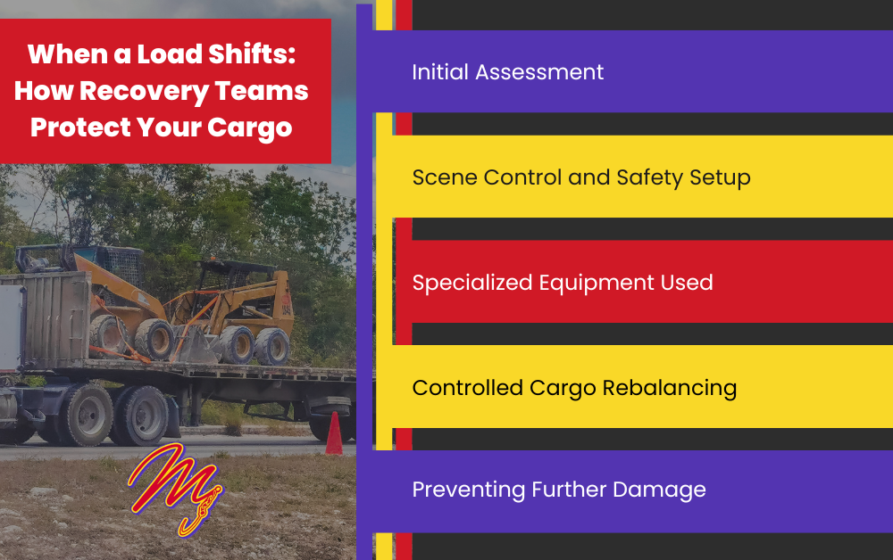 When a Load Shifts: How Recovery Teams Protect Your Cargo Infographic